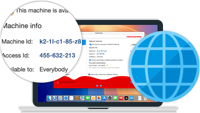 Connecting to a computer by IP address or Machine Id